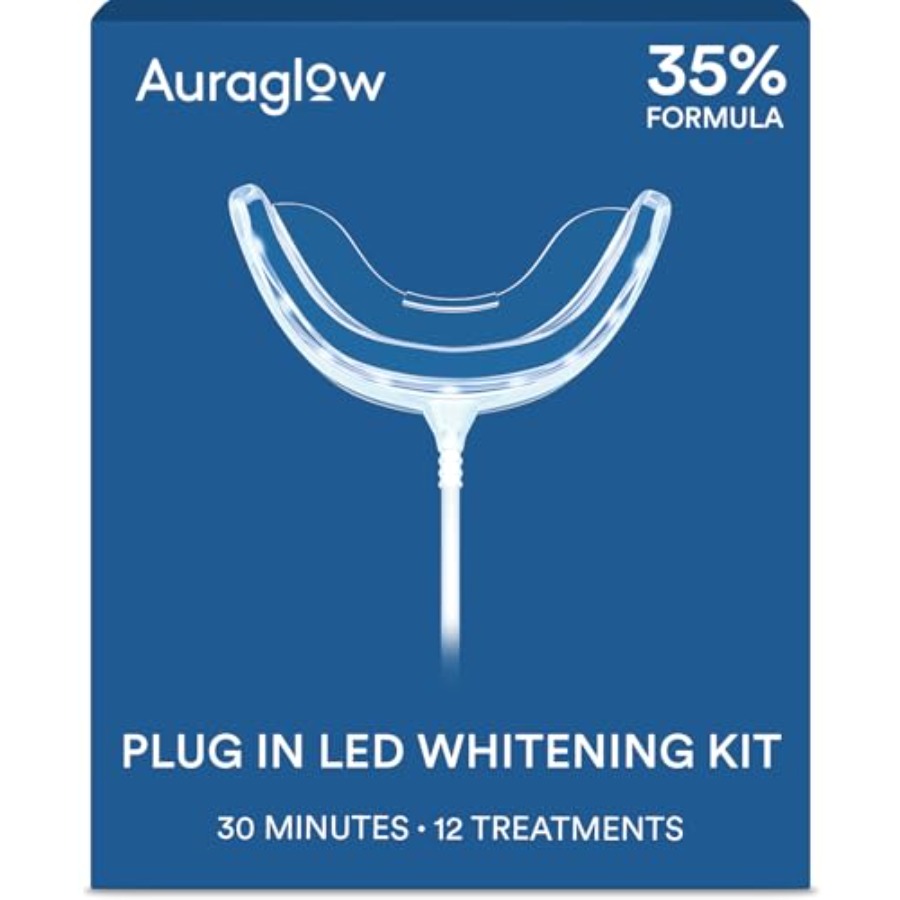 Teeth Whitening Kit At Home - Plug-in LED Teeth Whitening Kit Wired