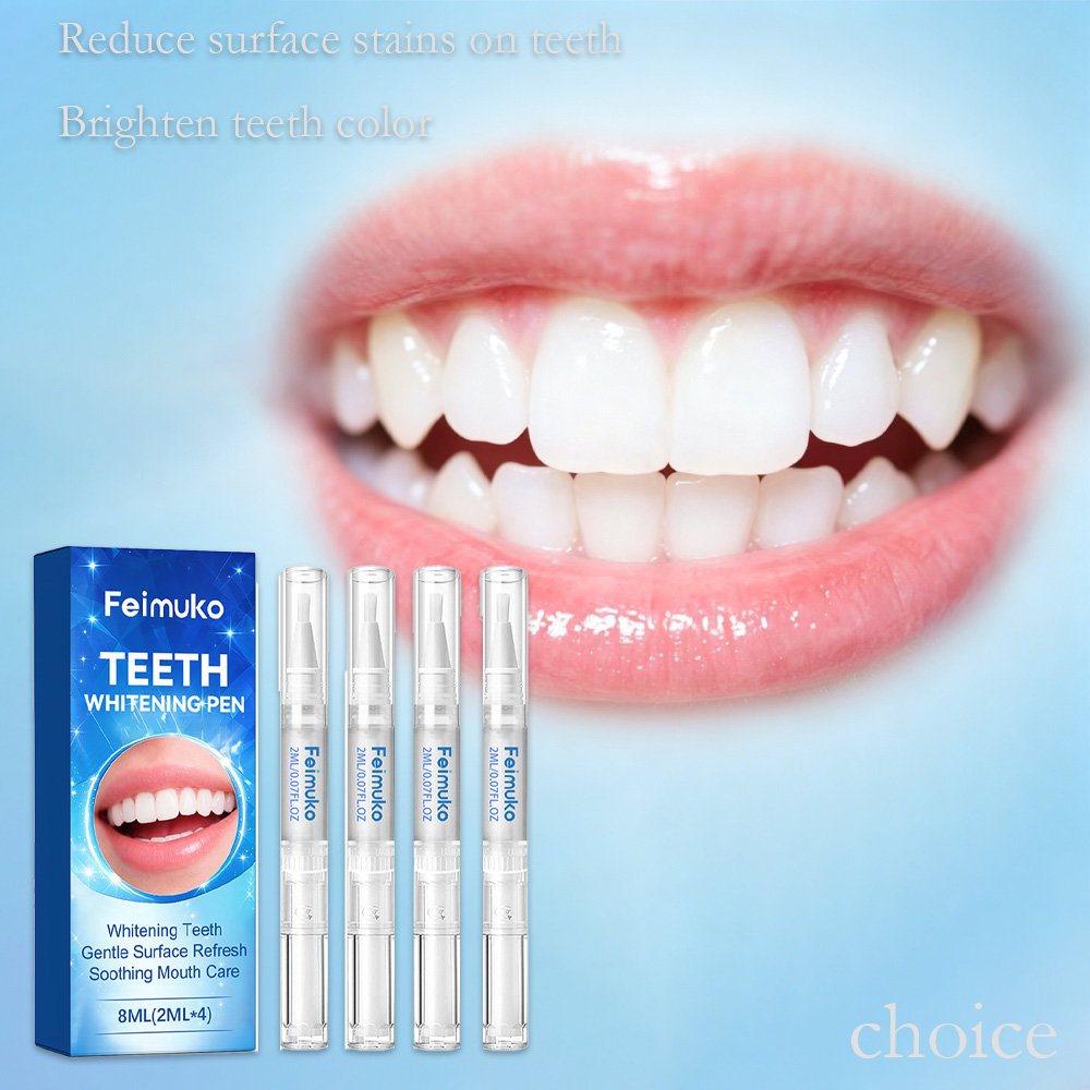 Teeth Whitening With Peroxide - Feimuko 8ml Teeth Gel Pen Gentle