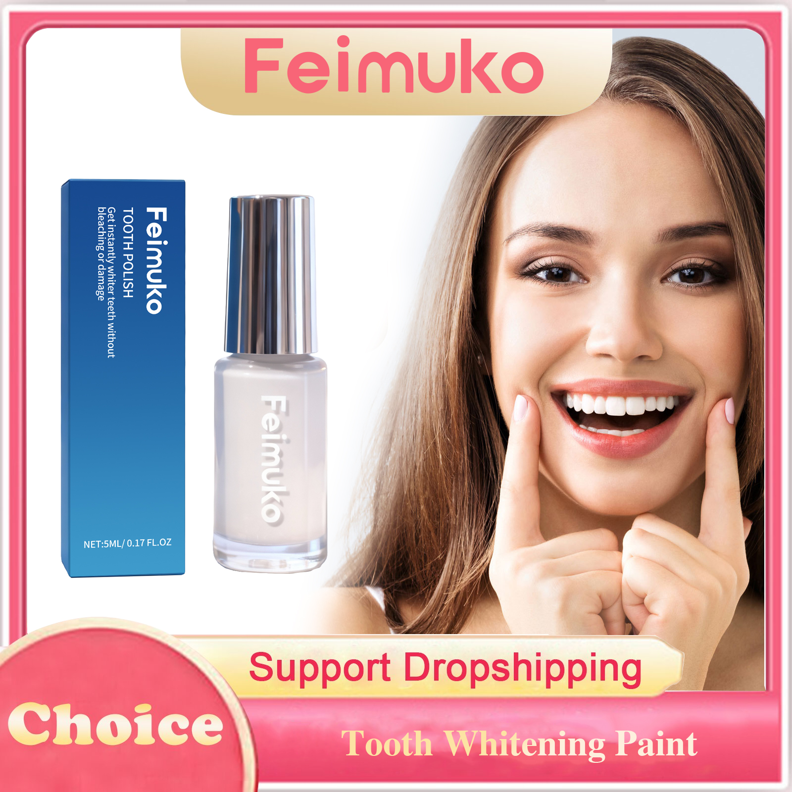Teeth Paint Whitening - 5ml Tooth Whitening Paint Remove Tooth