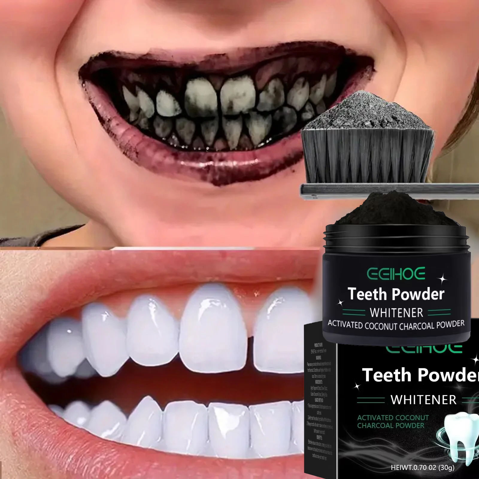 Teeth Whitening Lab - Teeth Brightening Whitening Powder Deep Cleaning