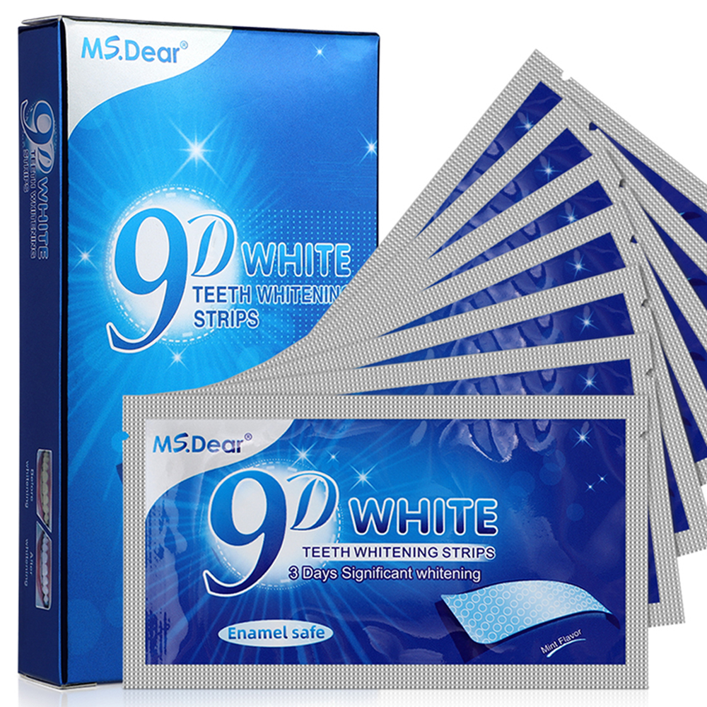Teeth Whitening With Peroxide - Teeth Whitening Strips Cleansing Oral Hygiene