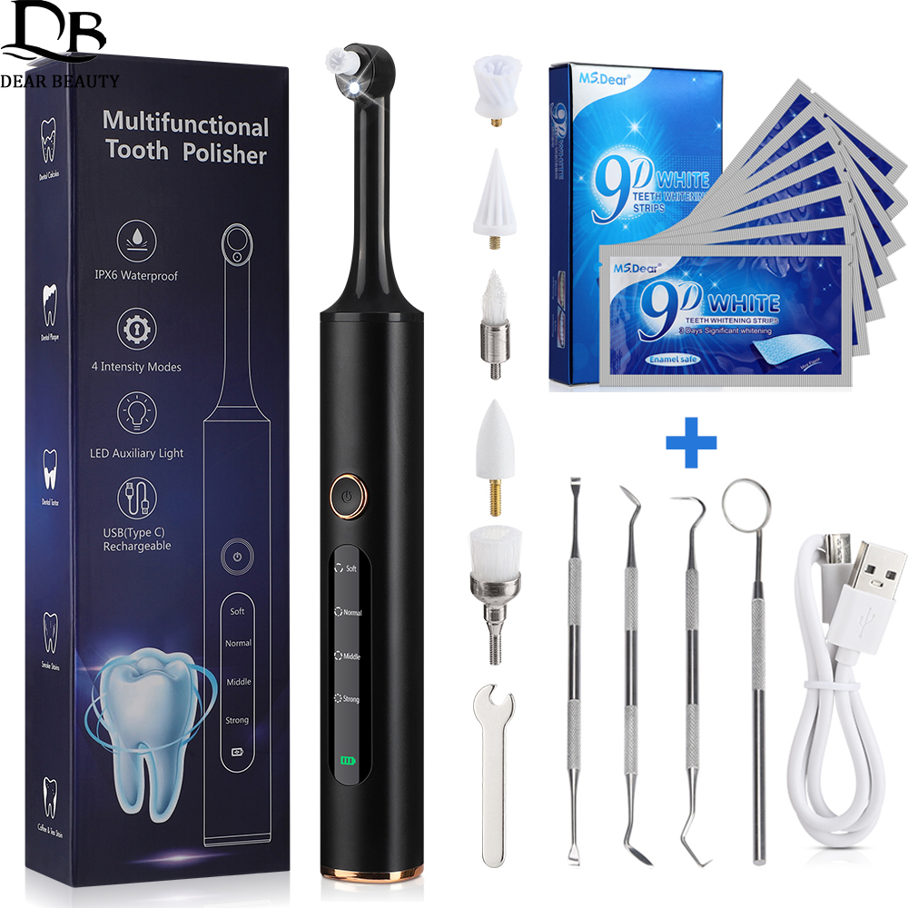 New Electric Tooth Polisher Te - đánh giá và giá Teeth Whitening Strips