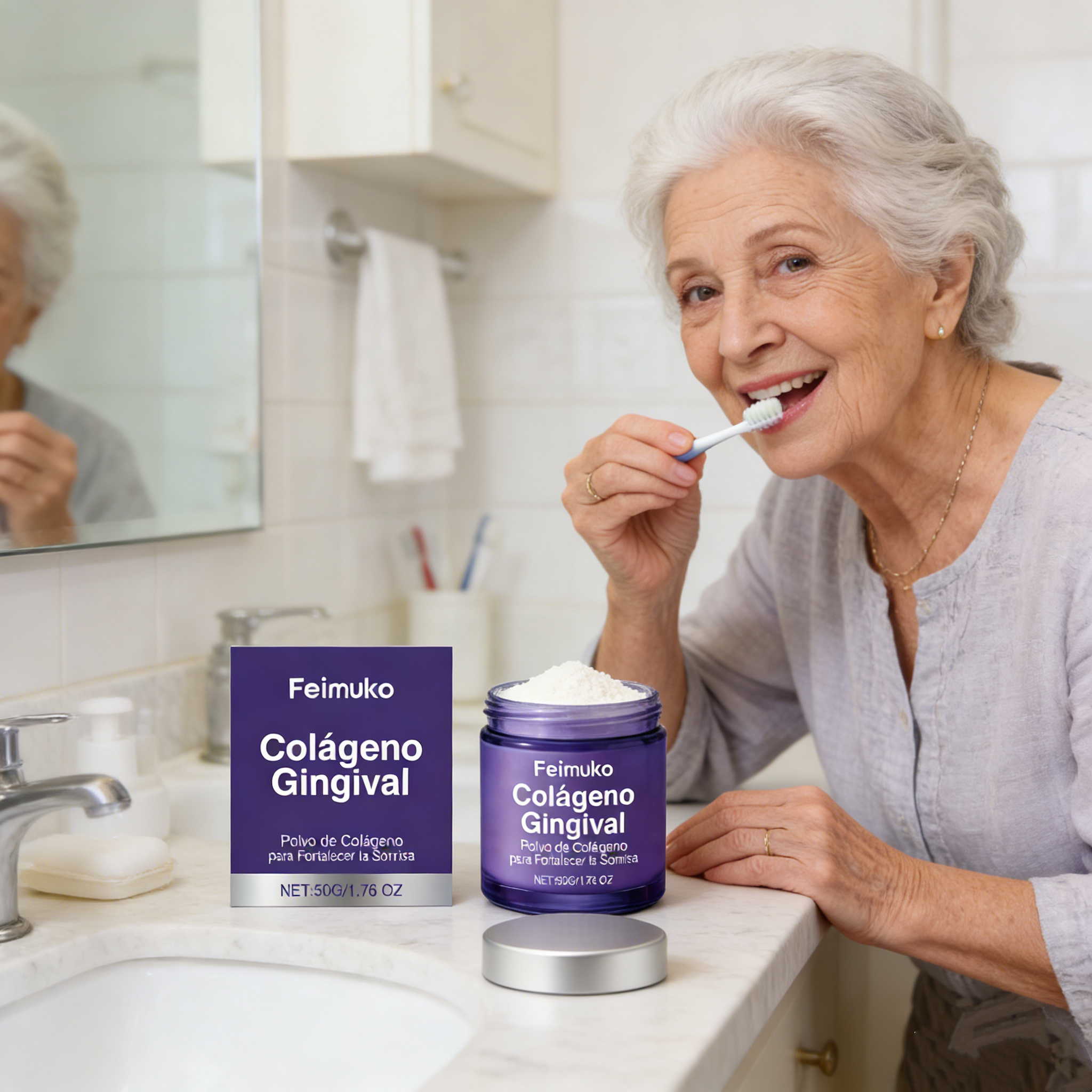 Collagen Teeth Cleaning Powder - đánh giá và giá Teeth Paint Whitening