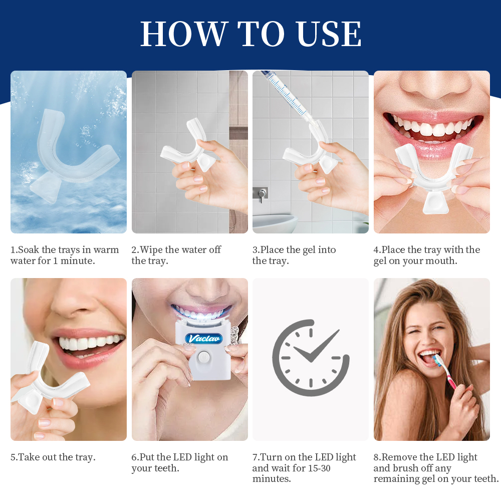 Mint Teeth Whitening Gel Syrin - đánh giá và giá Teeth Whitening Kit At Home