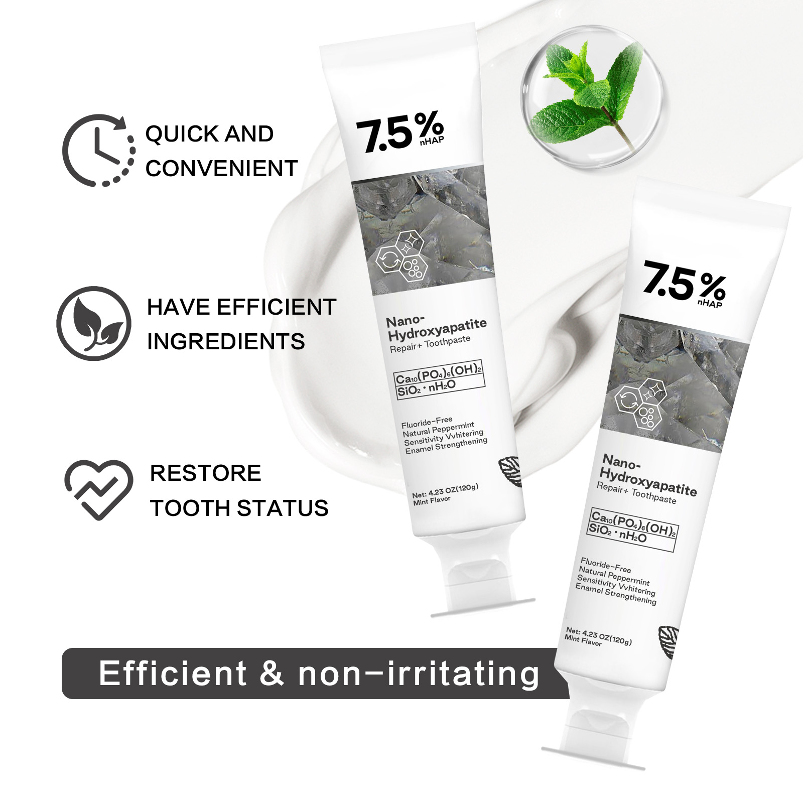 Nano Hydroxyapatite Toothpaste - đánh giá và giá Teeth Whitening With Peroxide