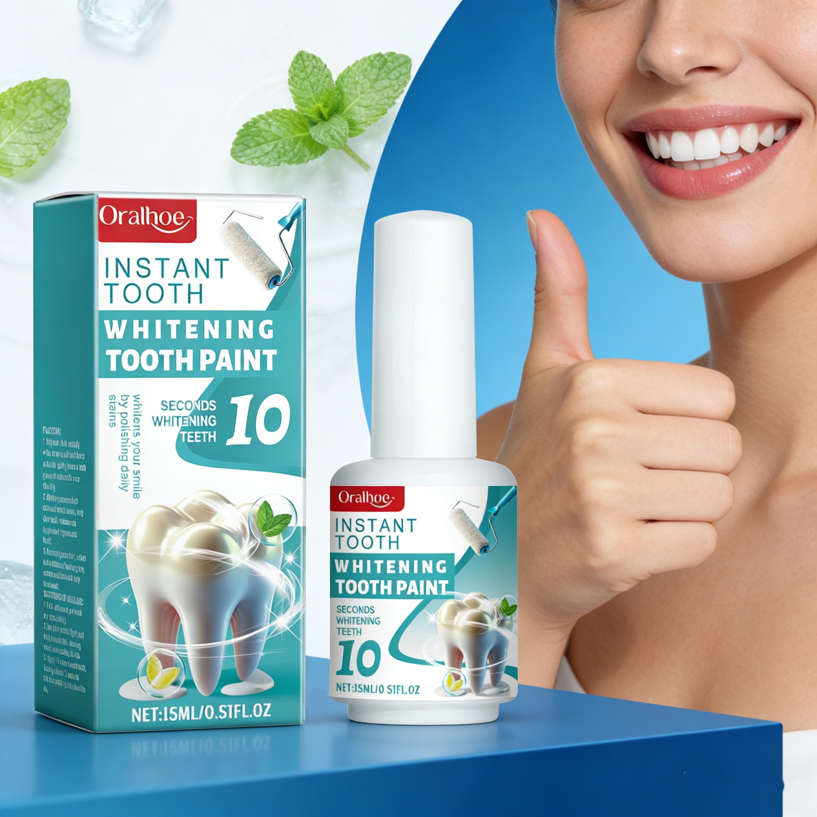 Instant Teeth Whitening Paint  - đánh giá và giá Teeth Paint Whitening