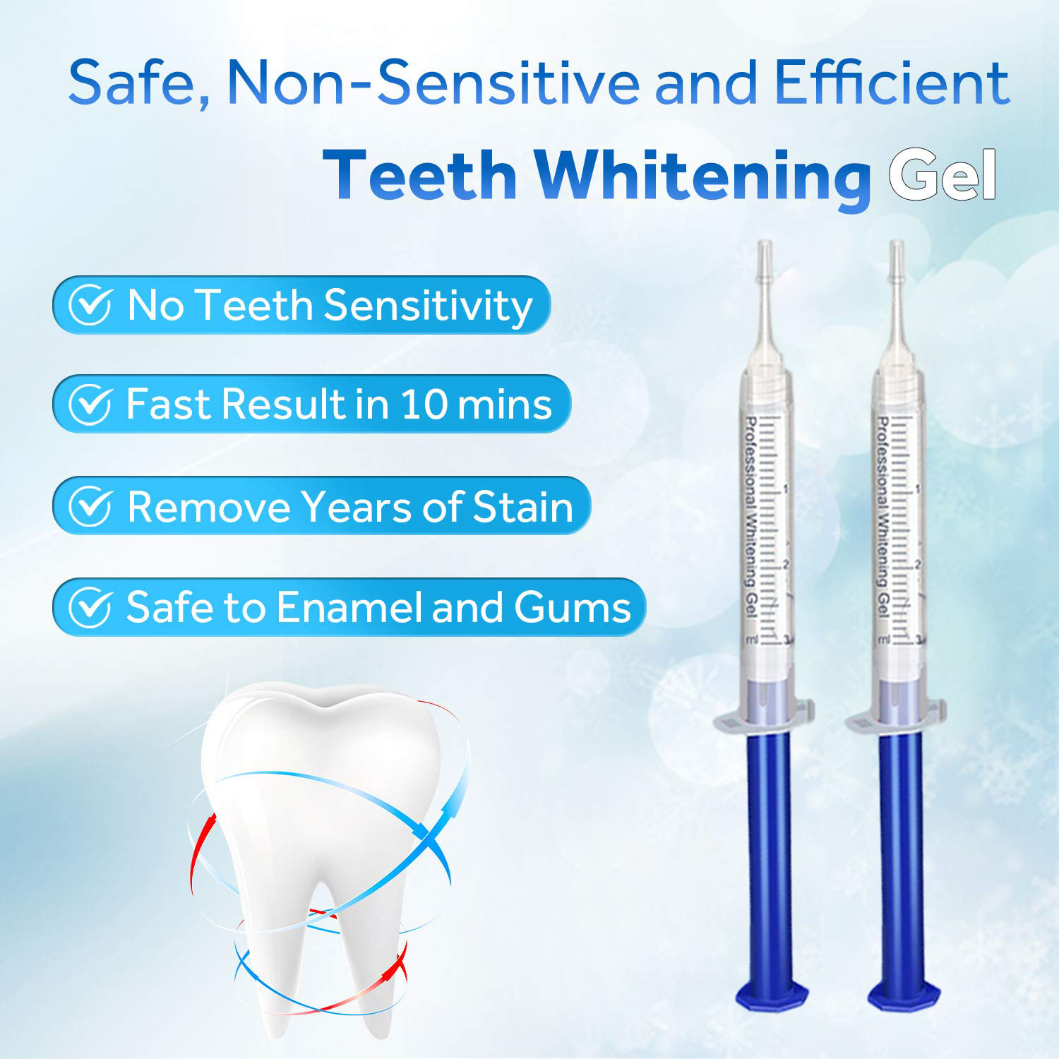 Teeth Whitening Gel Refill Syr - đánh giá và giá Teeth Whitening Kit At Home
