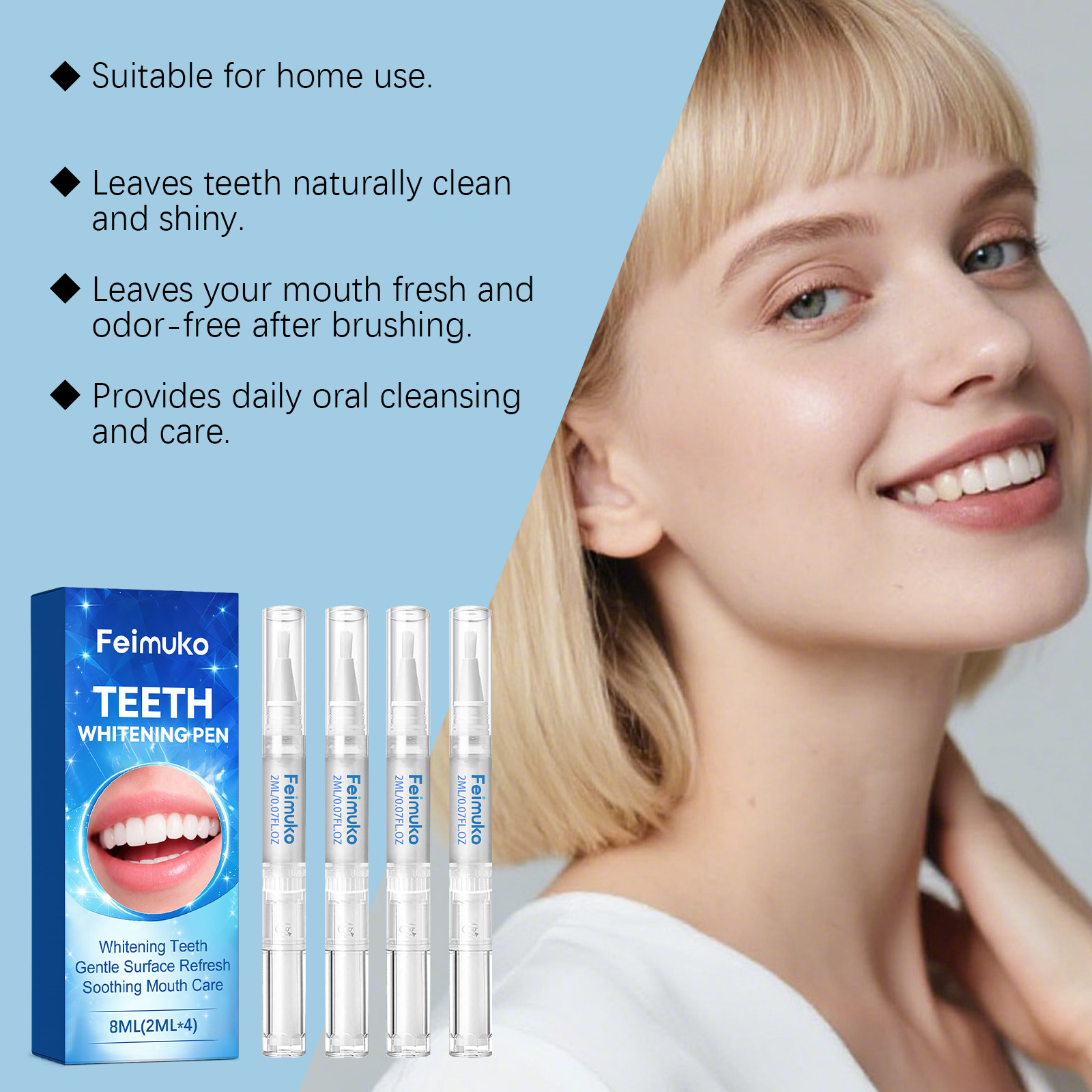 Feimuko 8ml Teeth Gel Pen Gent - đánh giá và giá Teeth Whitening With Peroxide