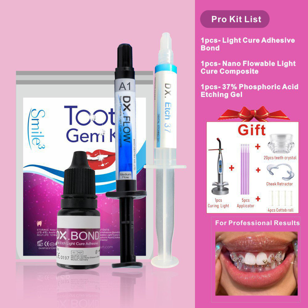 HOT Tooth Gem Kit Teeth Decora - đánh giá và giá Teeth Whitening Kit At Home