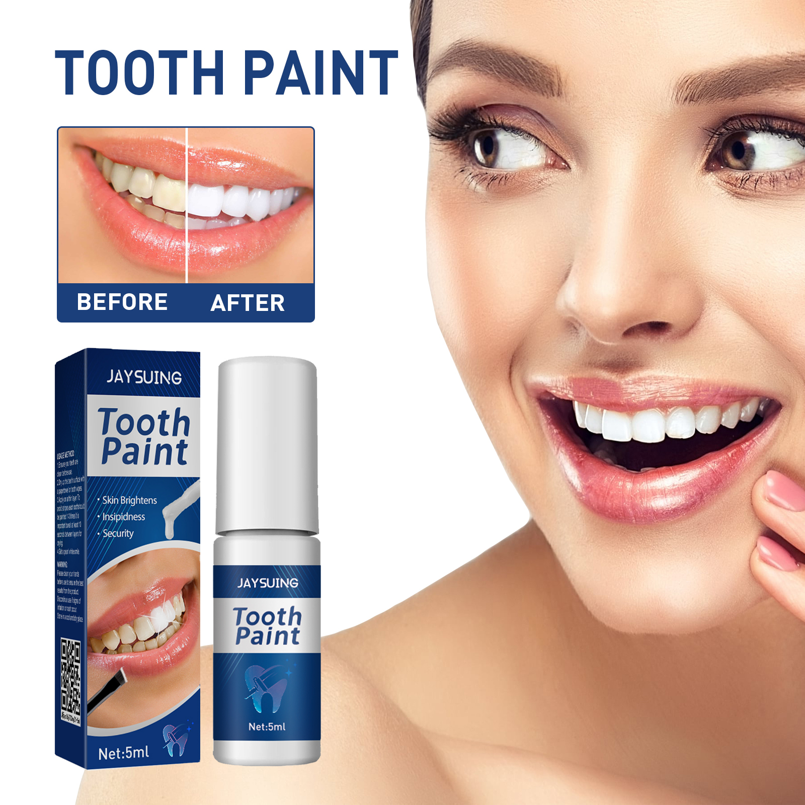 Instant Teeth Whitening Paint  - đánh giá và giá Teeth Paint Whitening