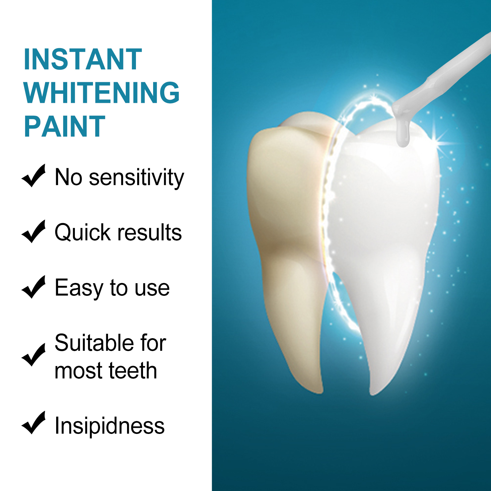 Instant Teeth Whitening Paint  - đánh giá và giá Teeth Paint Whitening