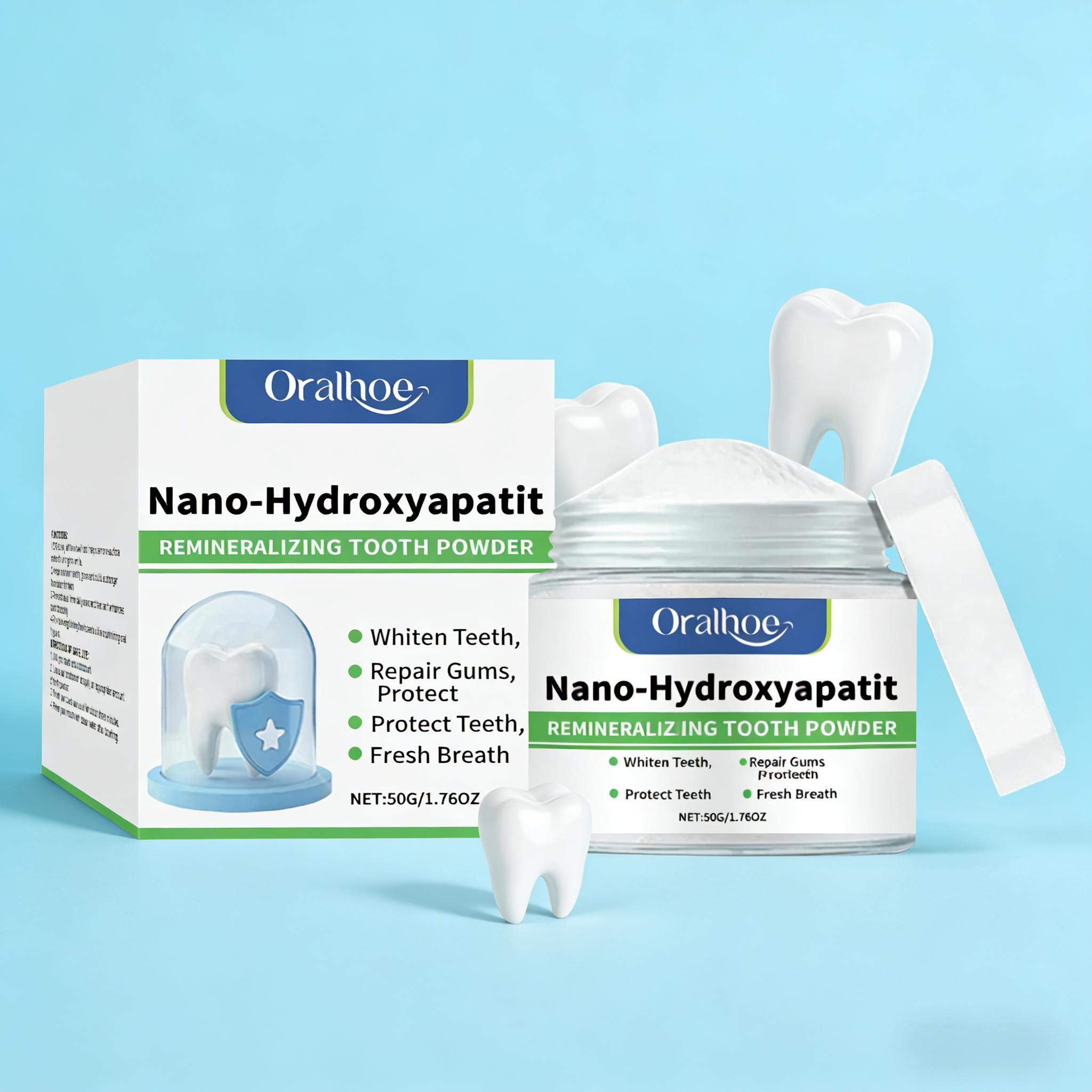 Oralhoe Whitening Tooth Powder - đánh giá và giá Teeth Paint Whitening