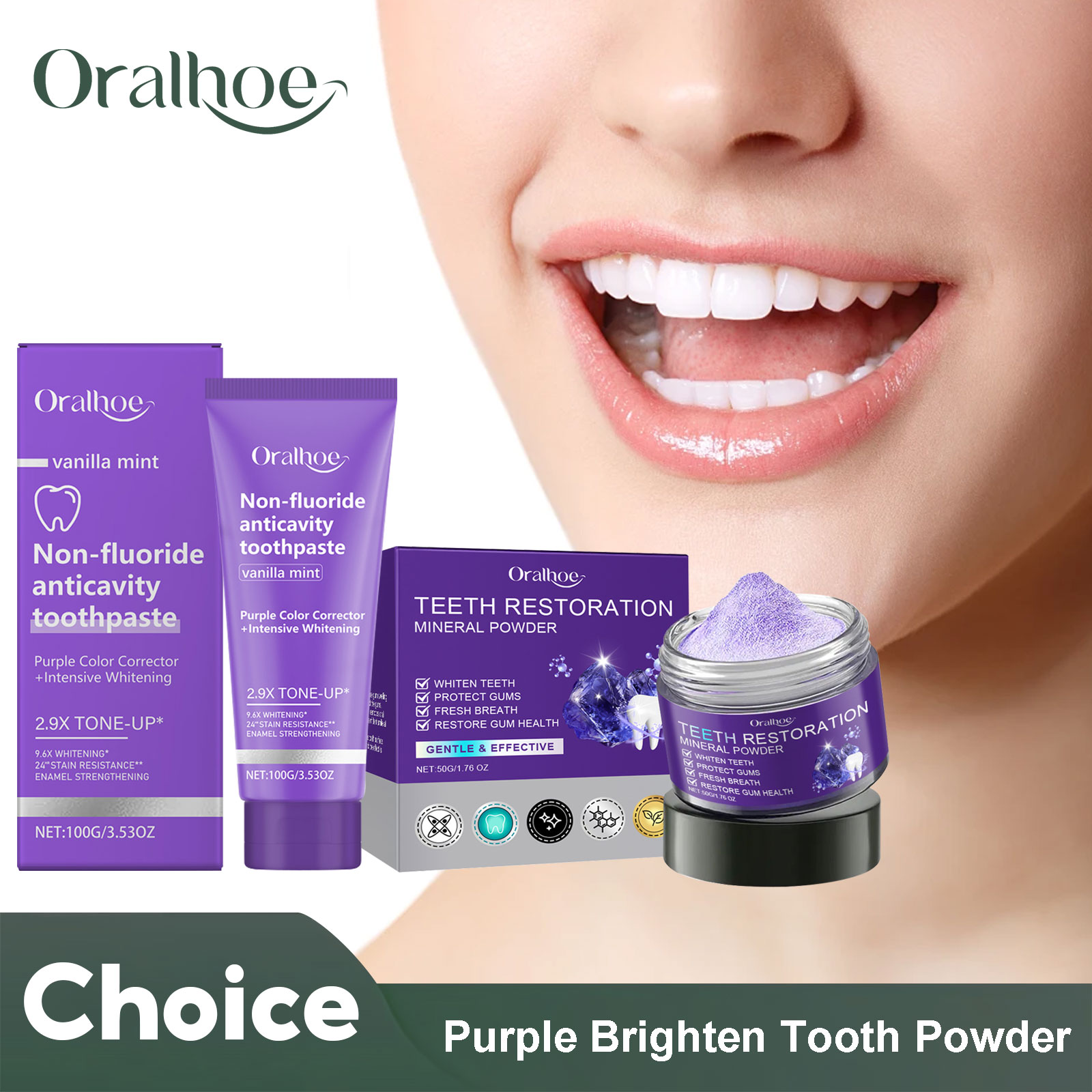 Teeth Restoration Mineral Powd - đánh giá và giá Teeth Whitening Lab