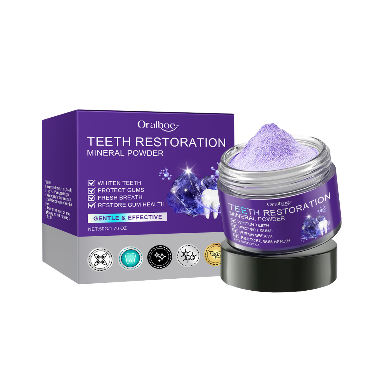 Teeth Restoration Mineral Powd - đánh giá và giá Teeth Whitening Lab