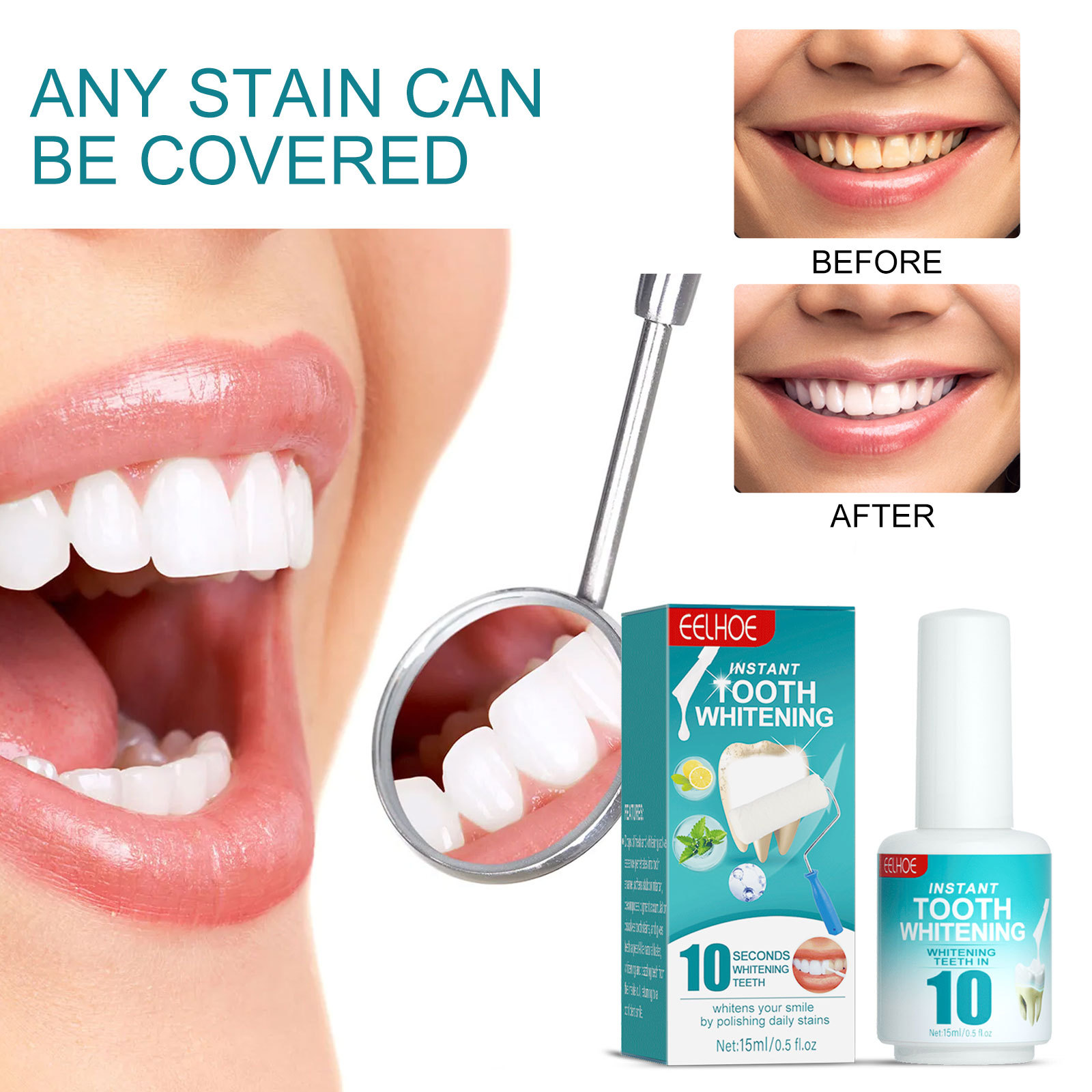 Tooth Whitening Paint Effectiv - đánh giá và giá Teeth Paint Whitening