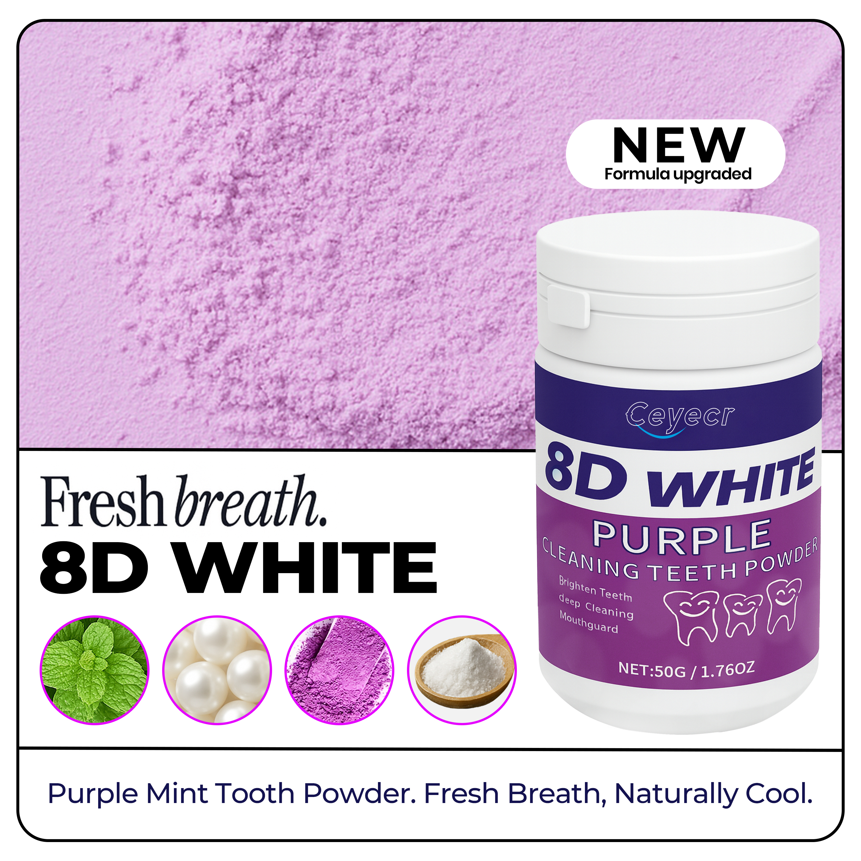 8D white Teeth Whitening Powde - đánh giá và giá Teeth Whitening With Peroxide