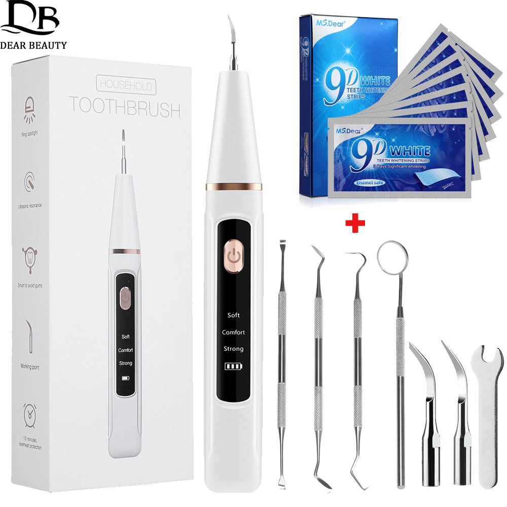 Ultrasonic Dental Calculus Rem - đánh giá và giá Teeth Whitening Strips
