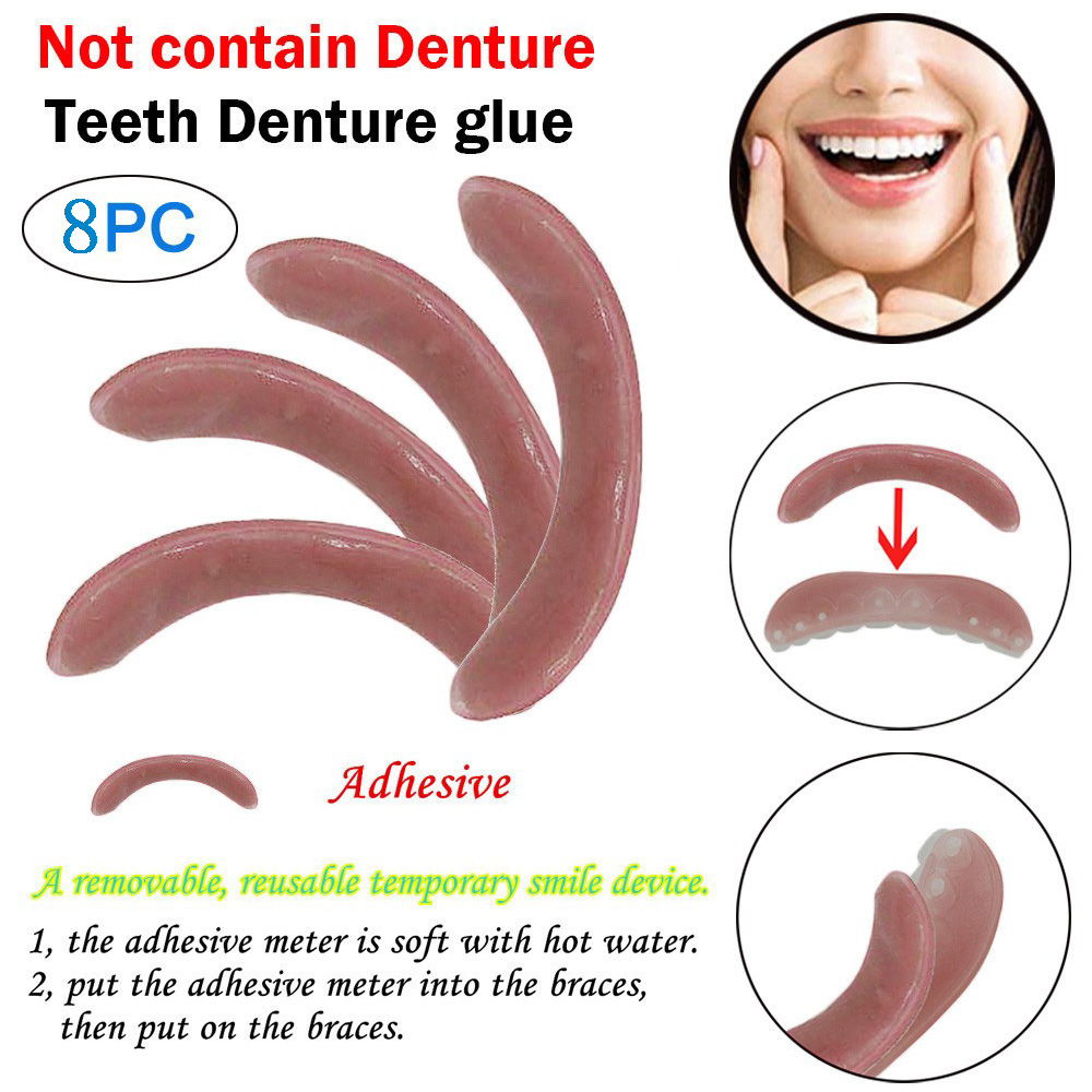 4/8 Pcs Whitening Braces Adhes - đánh giá và giá Teeth Whitening Strips