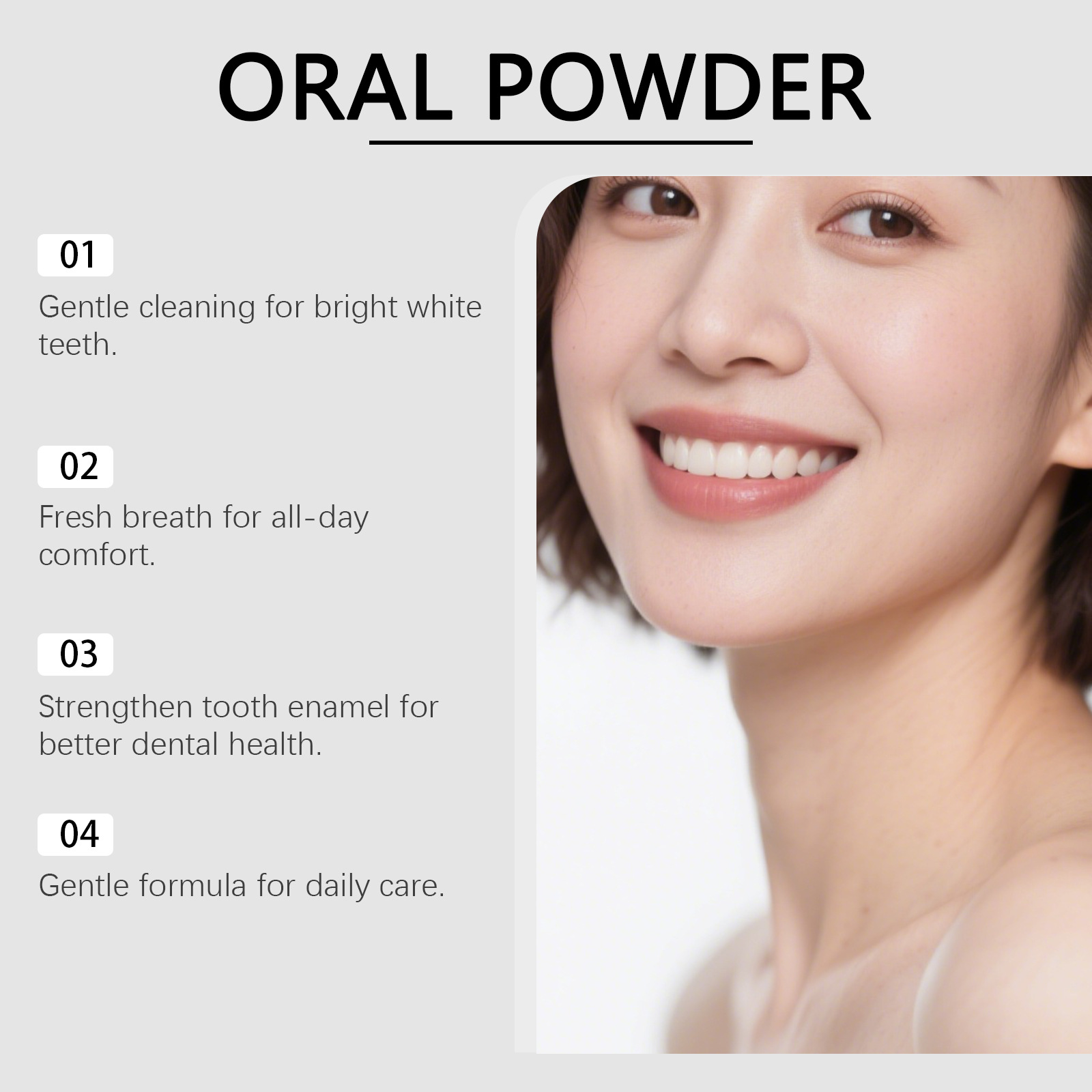 Feimuko Oral Powder Power Remo - đánh giá và giá Teeth Whitening Promotion