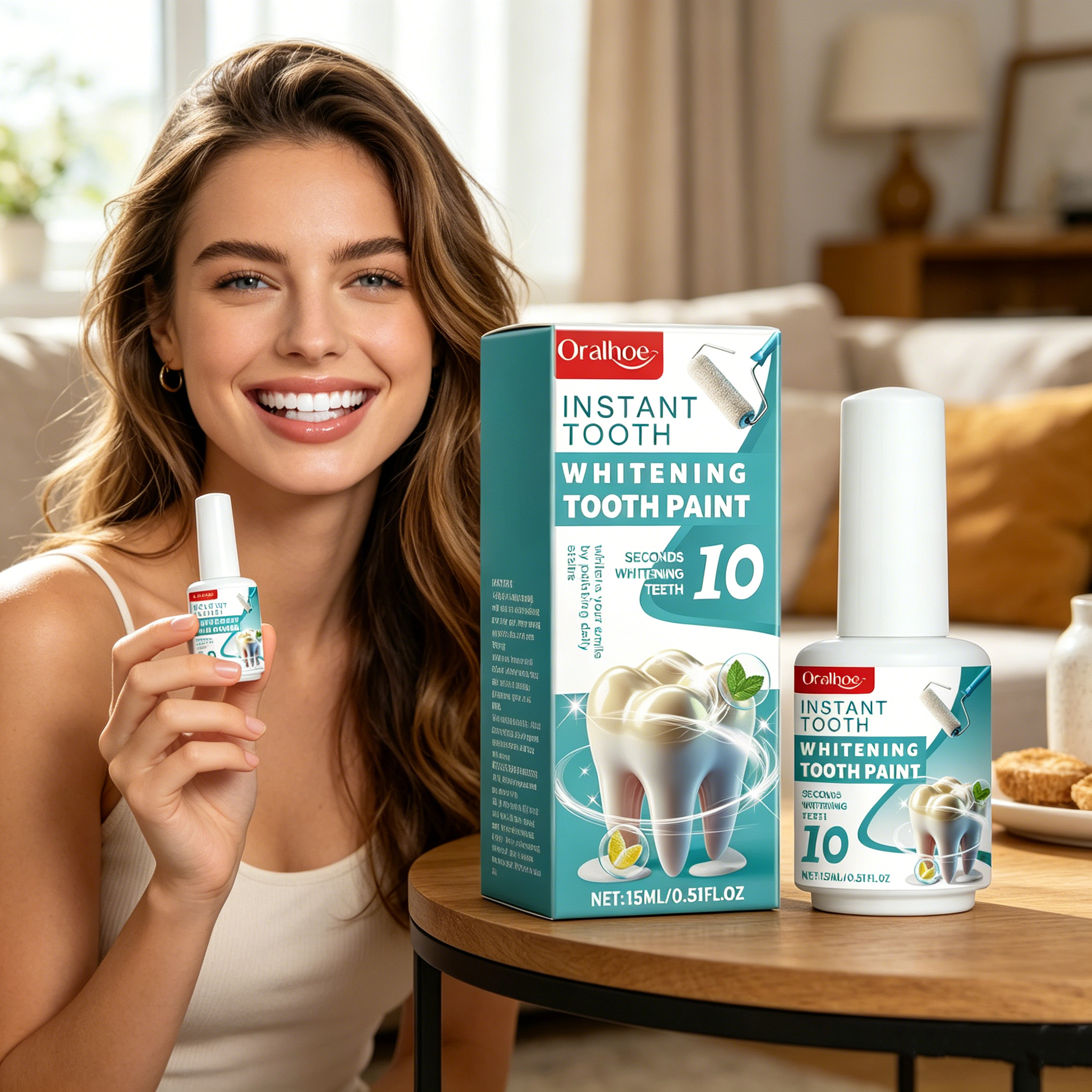 ORALHOE Instant White Tooth Pa - đánh giá và giá Teeth Paint Whitening