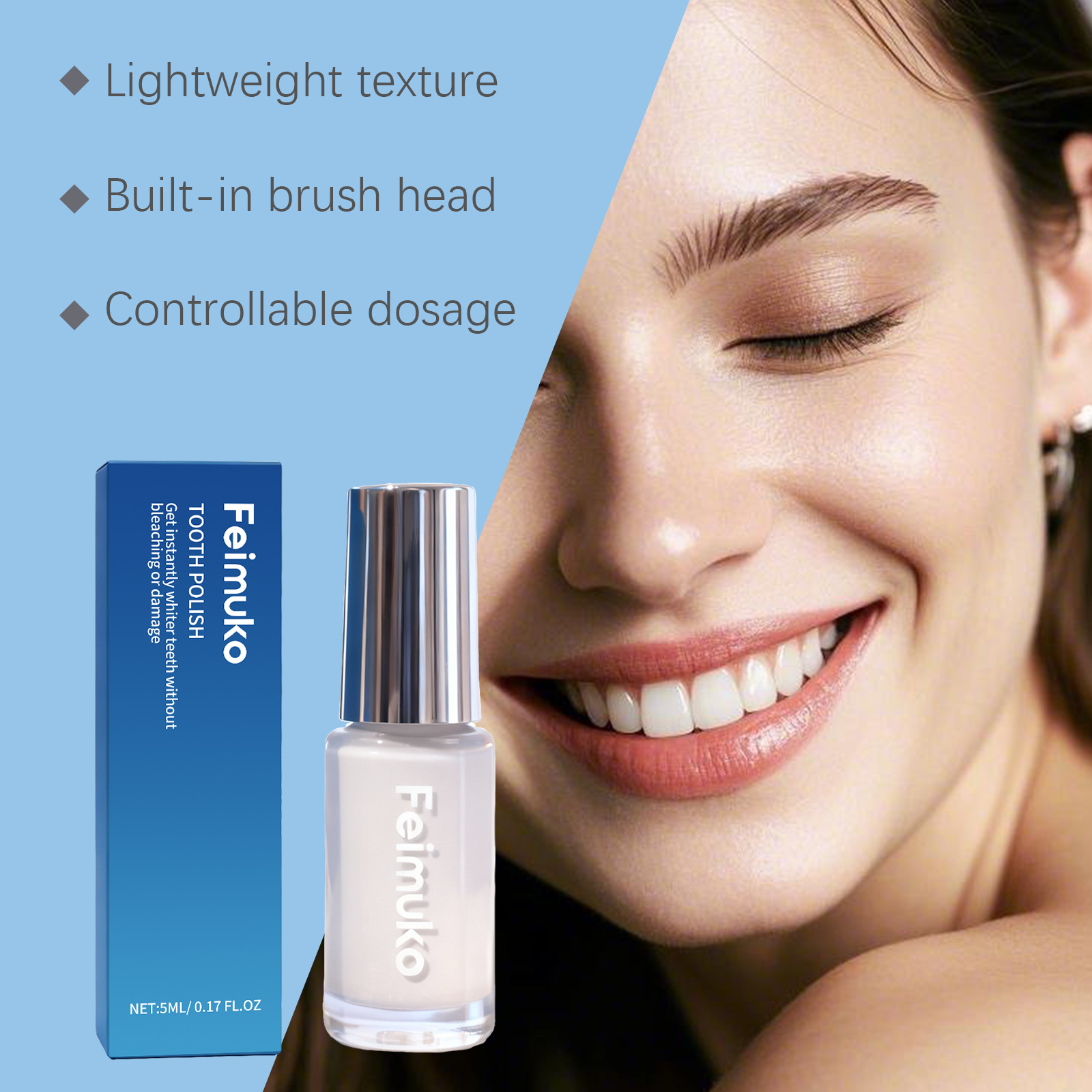 5ml Tooth Whitening Paint Remo - đánh giá và giá Teeth Paint Whitening