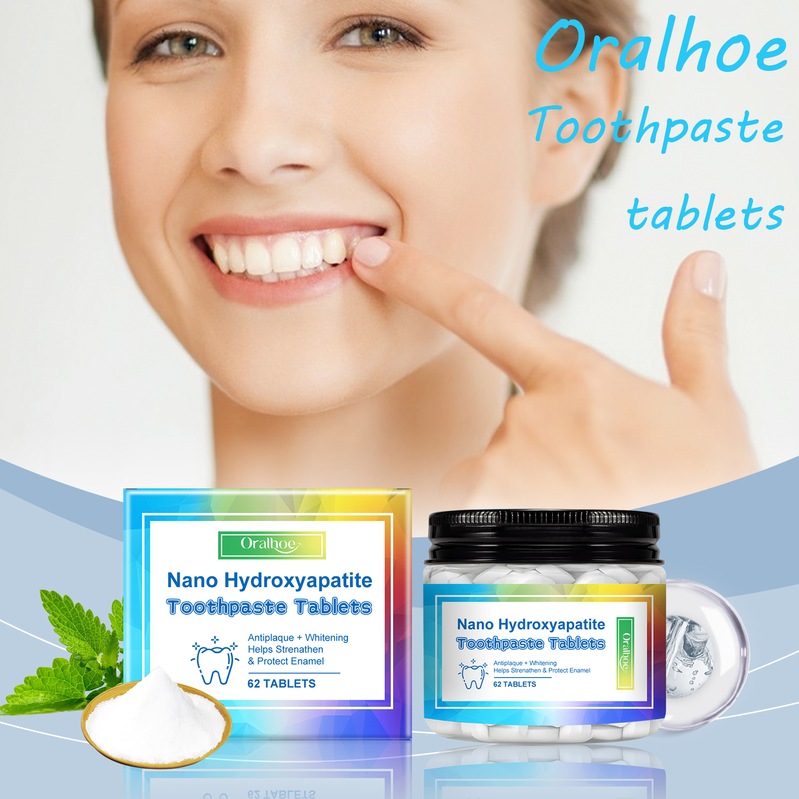 Oralhoe 62pcs Mint Scent Tooth - đánh giá và giá Teeth Whitening Promotion