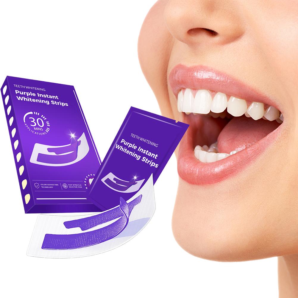 42Pairs Purple Teeth Whitening - đánh giá và giá Teeth Whitening With Hydrogen Peroxide