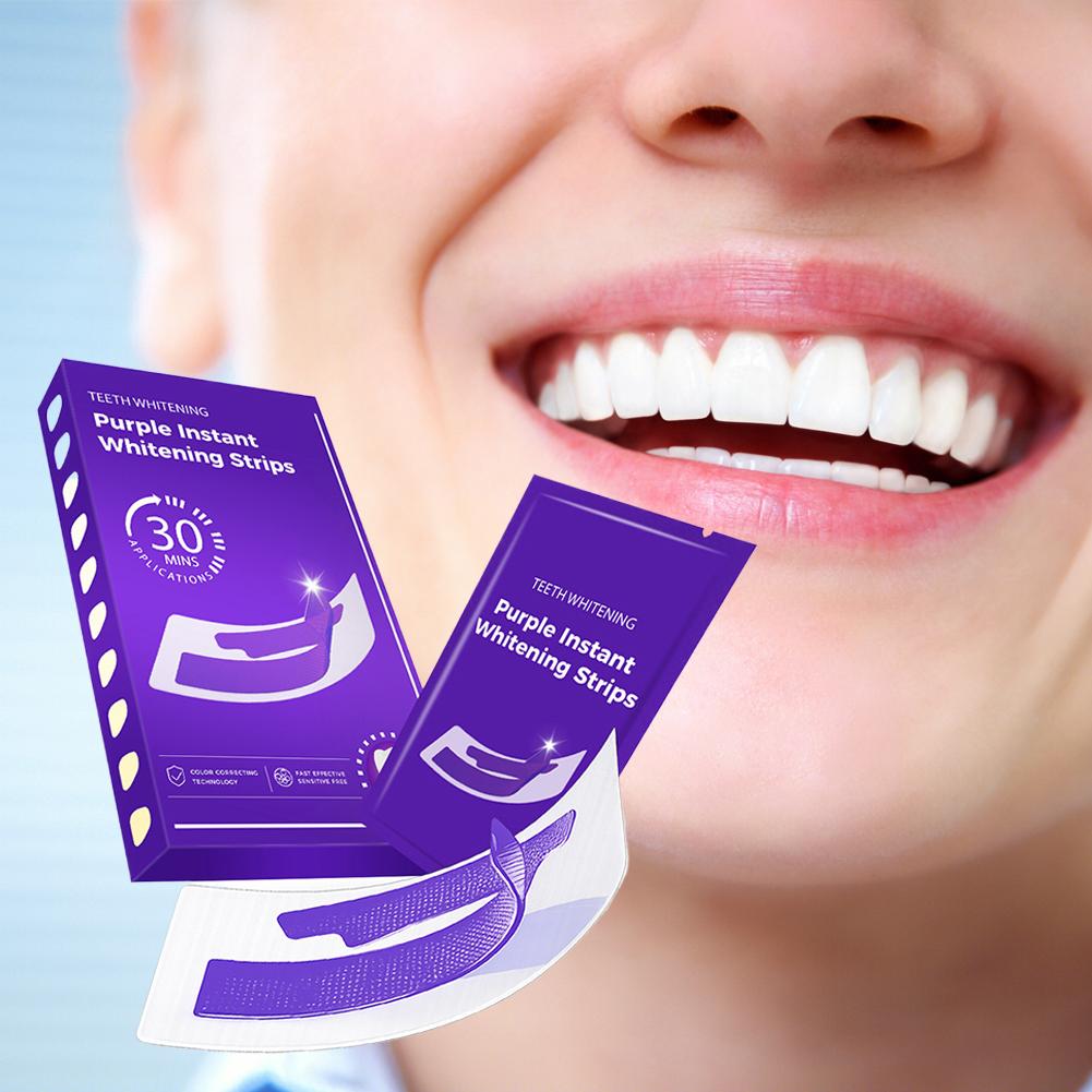 42Pairs Purple Teeth Whitening - đánh giá và giá Teeth Whitening With Hydrogen Peroxide