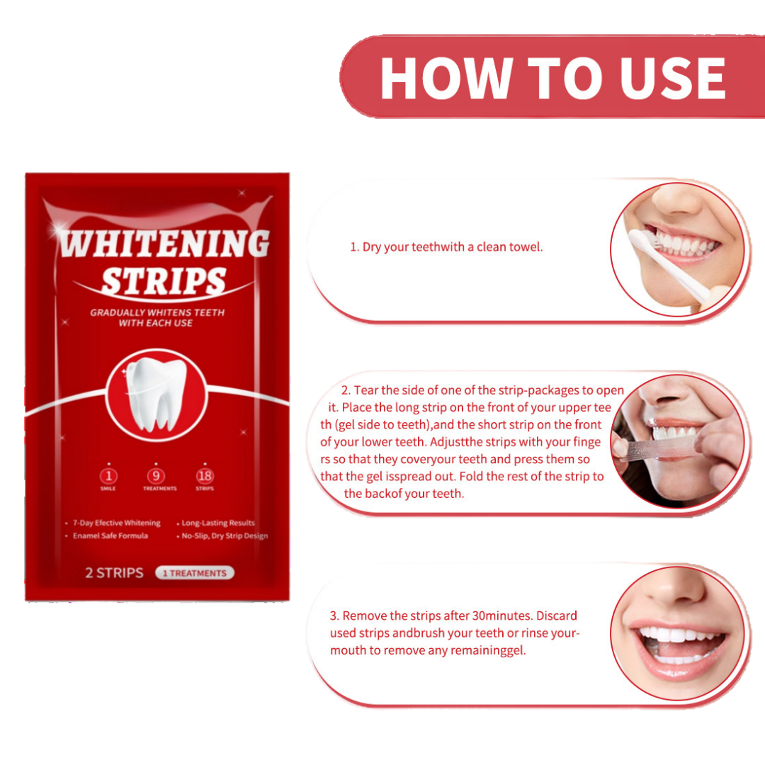 7pairs/box Teeth Whitening Str - đánh giá và giá Teeth Whitening Kit At Home