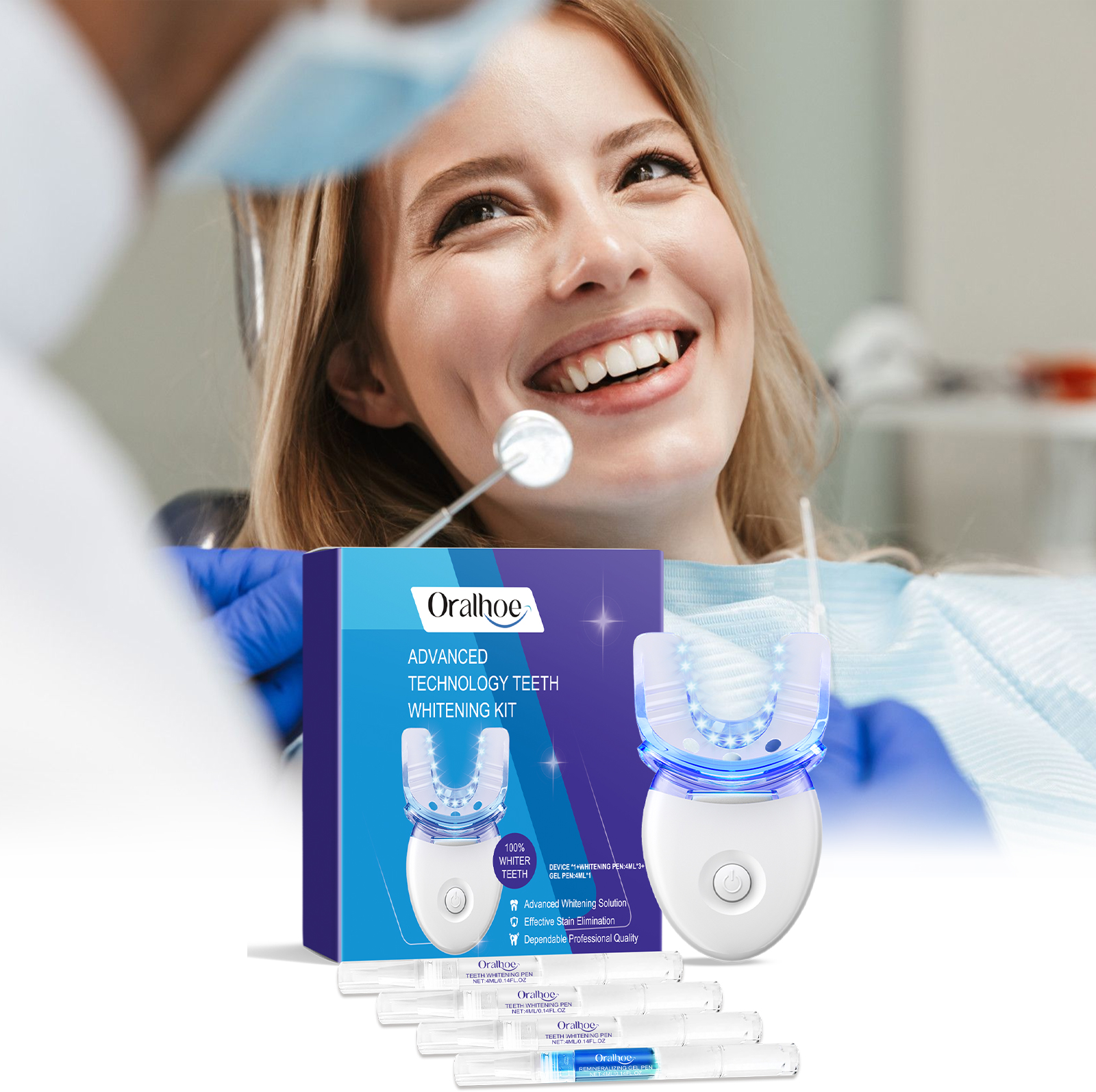 Professional Teeth Whitening L - đánh giá và giá Teeth Whitening Kit At Home