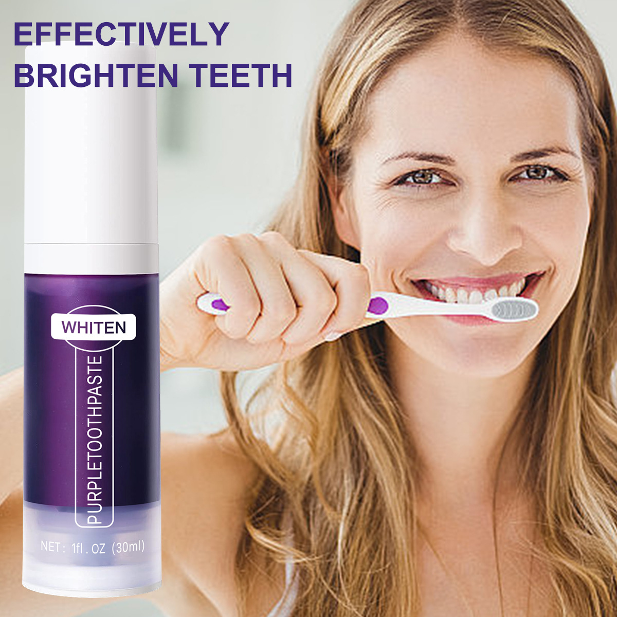 Purple teeth whitening toothpa - đánh giá và giá Teeth Whitening Promotion